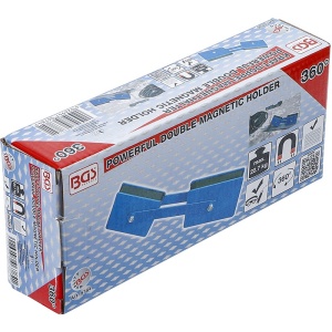 Suport magnetic dublu sudura, reglabil, max 2 x 22,7 kg, BGS - Img 3