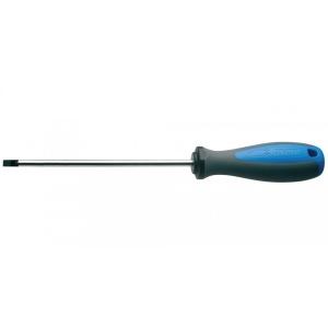 Surubelnita lata pentru electricieni maner trimaterial TBI, cromata, DIM 0.8x4.0x250