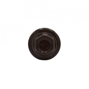 Suruburi Autoforante cu cap hexagonal, DIN 7504K, filet lemn (OFA), RAL 8017+saiba EPDM, 4.8x35mm, 250 bucati - Img 4