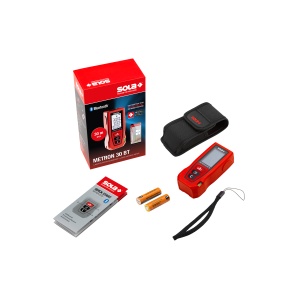 Telemetru cu laser roșu si bluetooth Sola METRON 30 BT, 30m - Img 5