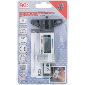 Tester digital (subler) adancime profil, 0-28 mm, BGS - Img 2