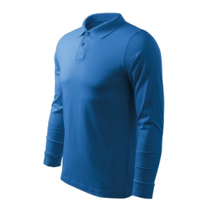 Tricou polo pentru bărbaţi, Single J. LS, 180 g/m² 211 - Img 3