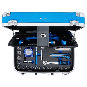 Trusa 106 piese scule profesionala in geanta plastic ABS - Img 4