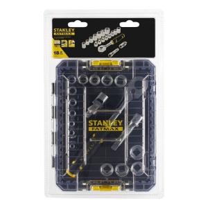 Trusa chei tubulare Stanley FATMAX FMMT98102-0, 18 piese, 3/8" - Img 2