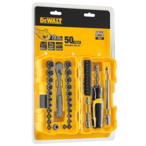 Trusa nano 50 piese Dewalt DWMT81610-0, 1/4" - Img 4