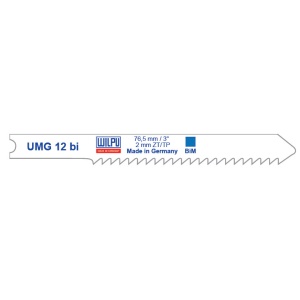 UMG 12 BI Panza Bi-Metal pentru fierastrau vertical, prindere U, pentru metal / 5 bucati, DIM 76.5 x 7.8 x 1.0 mm
