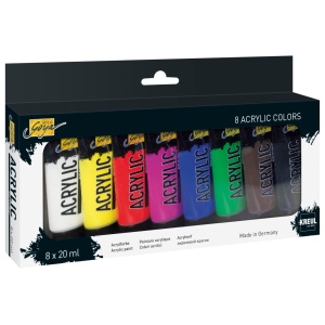 Vopsea acrilică Solo Goya 20 ml 8/set
