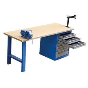2600D Banc de lucru echipat pentru atelier service biciclete / 77 piese - 625464
