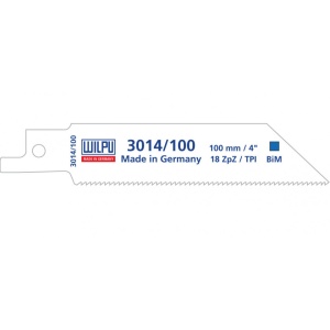 3014/100 Panza Bi-Metal pentru fierastrau sabie pentru metal / 5 bucati, DIM 100 x 19 x 0.9 mm