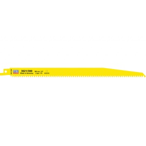 3021/300 Panza HCS/CV pentru fierastrau sabie pentru lemn / 5 bucati, DIM 300 x 19 x 1.27 mm