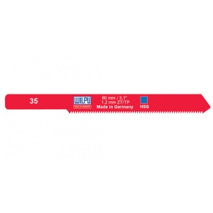 35 Panza HSS pentru fierastrau vertical, prindere Fein, pentru metal / 5 bucati, DIM 76.5 x 7.8 x 1.0 mm
