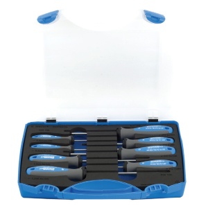 607PB8TBI Set surubelnite combinate, maner trimaterial TBI, cromate / 8 piese - 621445