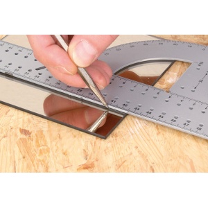 Ac de trasaj cu varf din aliaj dur Wolfcraft 7985010, lungimea de 150 mm, cu profil hexagonal - Img 4