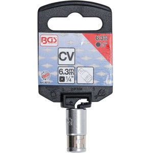 Adaptor 1/4" cu bila fixare pentru biti 6,3 mm (1/4") - Img 3