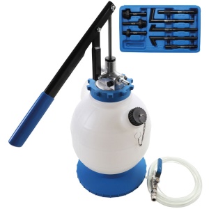 Aparat umplere ulei transmisie BGS cu pompa manuala cu 8 adaptoare, 7 l - Img 1