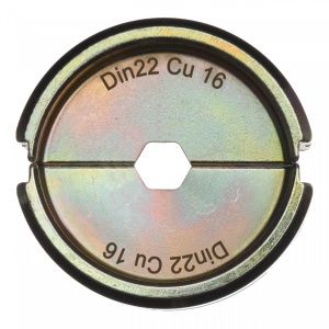 Bacuri de sertizare DIN Cupru Milwaukee (Dimensiune conector cablu (mm²): 16, Cod imprimat: 8)