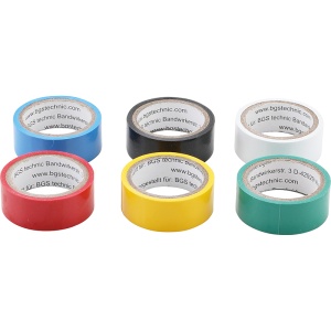 Banda adeziva izolatoare BGS PVC, 6 buc.