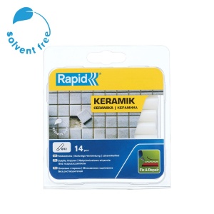 Baton silicon profesional Rapid Ceramica poroasa, alb, O12mm x 94mm, baza EVA, 14 buc blister 5000696 - Img 2
