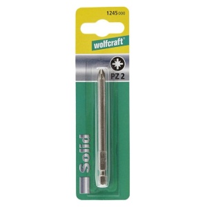 Bit surubelnita Wolfcraft 1245000, PZ2, lungime 89 mm - Img 2