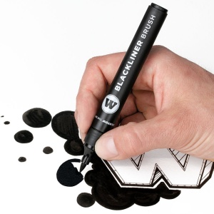 Blackliner Brush Molotow black - Img 2