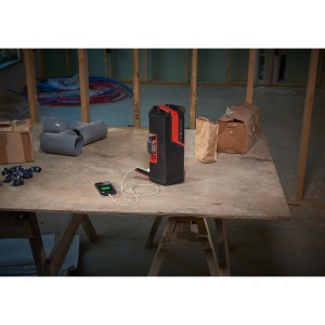 Boxa portabila Bluetooth M12-18 JSSP-0, IP 54, distanta wireless de 30 m, mufa incarcare telefoane, livrata fara acumulator - Img 5