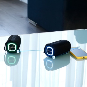 Boxă portabilă Bluetooth Tellur Eclipse 12W, negru - Img 4
