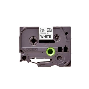 Brother TZEFX221 etichete originale flexibile 9mm x 8m, negru pe alb, PTouch laminate, pentru identificare cabluri si fire TZe-FX221