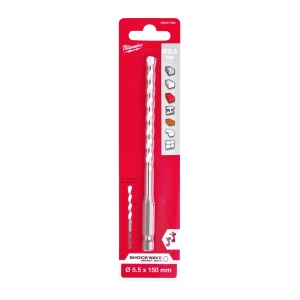 Burghie multimaterial Milwaukee (Lungime totală (mm): 150, Lungime activă (mm): 90, Ø (mm): 5.5) - Img 2