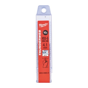 Burghiu metal MILWAUKEE THUNDERWEB - DIN 338 Ø 4.1x43x75 mm - set 10 buc - Img 2