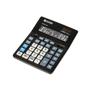 Calculator de birou 14 digiți, 205 x 155 x 35 mm, Eleven CDB1401-BK - Img 1