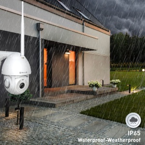 Cameră exterior WiFi Tellur Smart, 3MP, UltraHD, Autotracking, PTZ, Alb - Img 8