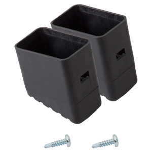 Capace negre pentru scari CORDA/MONTO, 33 x 20mm (spate) - Img 1