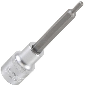 Capat cheie tubulara 1/2" cu varf imbus, 4 mm, lungime 100 mm - Img 1