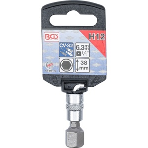 Capat cheie tubulara 1/4" cu varf imbus, 12 mm - Img 3