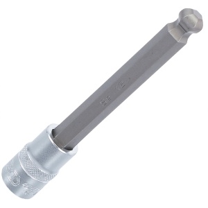 Capat cheie tubulara BGS 1/2" cu varf imbus sferic, 12 mm, lungime 140 mm