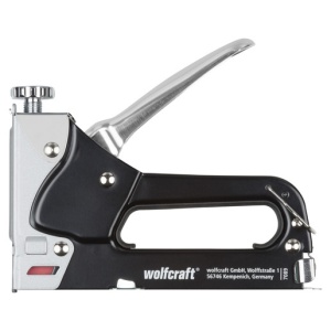 Capsator manual 7 + 100 capse Wolfcraft 7089000, pentru capse tip 053 de la 4 - 14 mm, carcasa din metal - Img 7