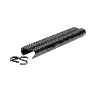 Capse gard Rapid HOG VR22, 5-11 mm, plastifiate negru, 1600 buc cutie - Img 2