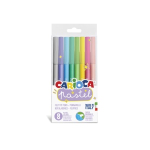 Carioca Pastel 8/set - Img 1