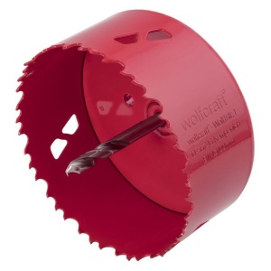 Carota bimetal Wolfcraft 5493000, diametru D 100 mm, adancime de taiere 40 mm - Img 3