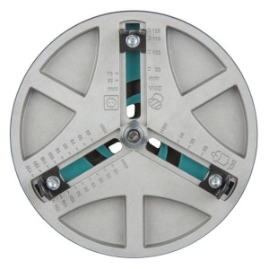 Carota de taiere reglabila Wolfcraft 5978000, dimensiune reglabila fara trepte, intre D45-130 mm adancime de taiere 30 mm, prindere triunghiulara - Img 3