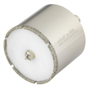 Carota diamantata "Ceramic" Wolfcraft 5940000, D 60 mm, lungime 45 mm - Img 1