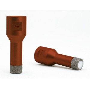 Carota diamantata pt. gresie portelanata & piatra - diam. 12mm -cu ceara- Profesional Standard - DXDY.REDrill.12