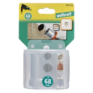 Carota diamantata Wolfcraft 3477000, D 68 mm, lungime activa 55 mm - Img 2