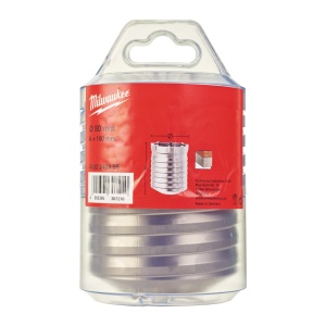 Carote SDS-Max TCT - Design din două bucăți Milwaukee (Lungime totală (mm): 100, Ø 80 mm - Img 2
