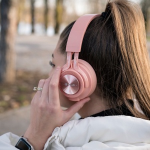 Căști Over-ear Bluetooth Tellur Feel, roz - Img 5