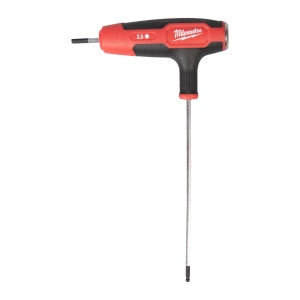 Cheie cu mâner MILWAUKEE în T, Hex 2.5mm