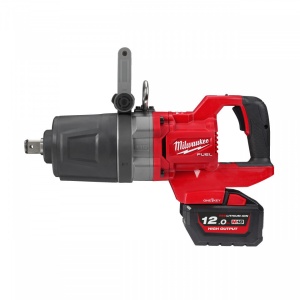 Cheie de impact M18 FUEL™ ONE-KEY™ 1″ cu mâner D și cu inel de fixare Milwaukee M18 ONEFHIWF1DS-121C, alimentare Cu acumulator - echipat