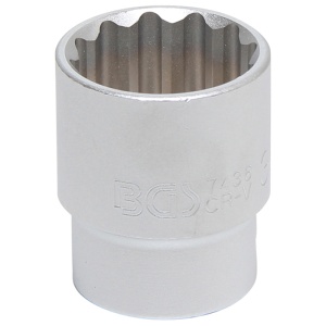 Cheie tubulara BGS 12 puncte (dublu hexagon), 36mm, 3/4" - Img 1