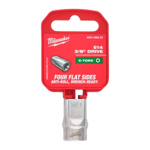 Cheie tubulara cu patrat 1/4" cu bit profil extern Milwaukee Torx E-TX 14 - Img 2