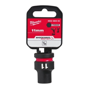 Cheie tubulara de impact 1/2" MILWAUKEE SHOCKWAVE™ IMPACT DUTY 11 mm L38mm - Img 2